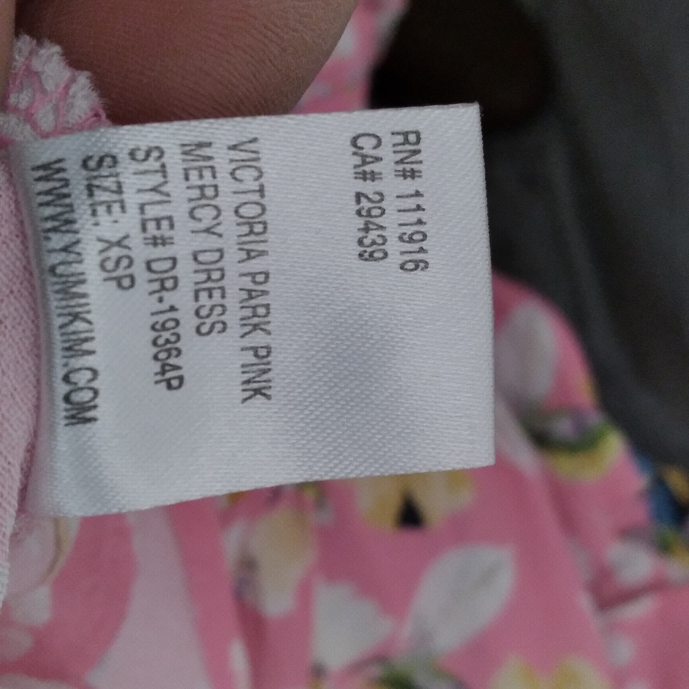 YUMI KIM Victoria Park Pink Floral Mercy Dress, size XS - Picture 5 of 8